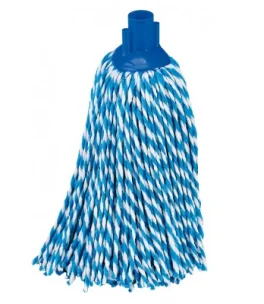 Fregona microfibra  Azul/Blanco